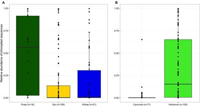 Microbial Communities of Lycaenid Butterflies Do Not Correlate with Larval Diet